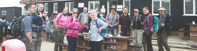 Stour Walking Group at Sizewell and Dunwich